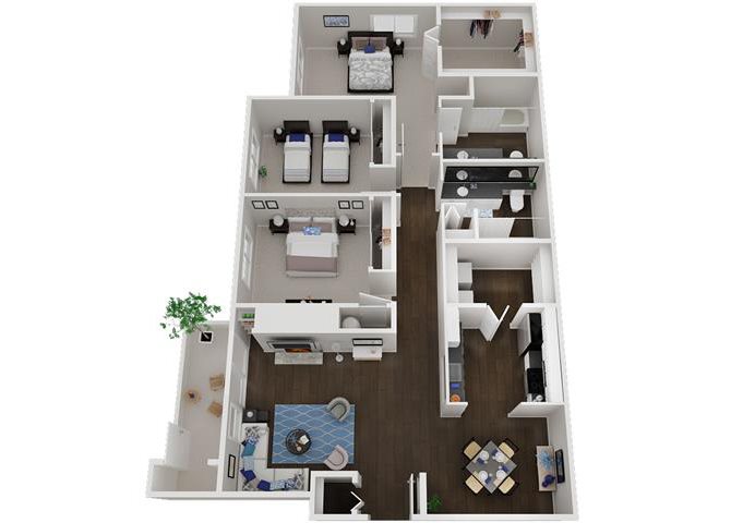 3 Bed 2 Bath