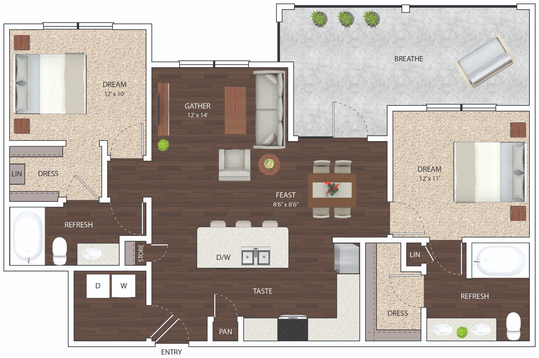 B1 Floor Plan 4