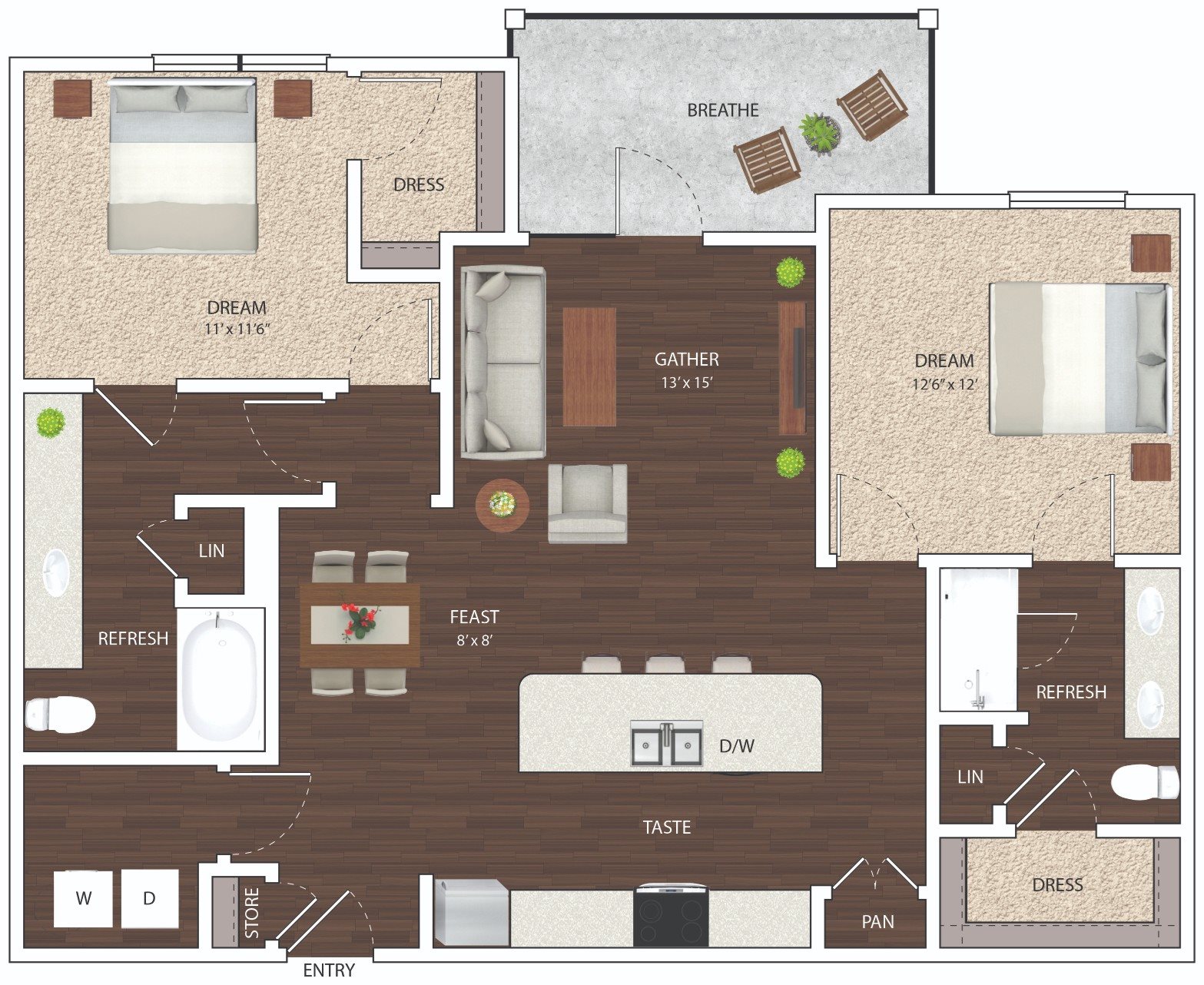 B2 Floor Plan 5