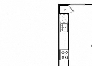 1 E6B - 1 Bedroom 1 Bath Floor Plan Layout - 793 Square Feet