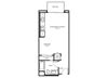 Studio A4 - 0 Bedroom 1 Bath Floor Plan Layout - 484 Square Feet