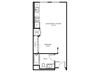 Studio B2 - 0 Bedroom 1 Bath Floor Plan Layout - 509 Square Feet
