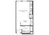 Studio B3 - 0 Bedroom 1 Bath Floor Plan Layout - 484 Square Feet