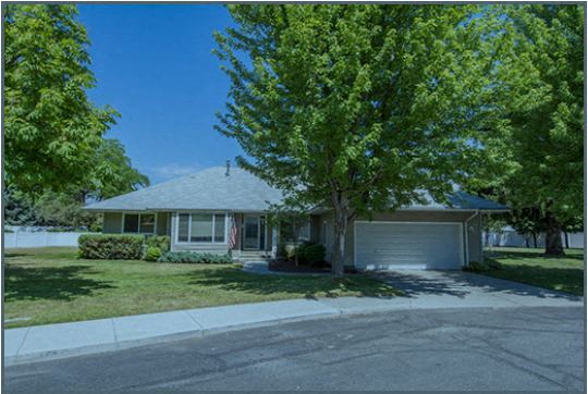 a house with a tree in front of it