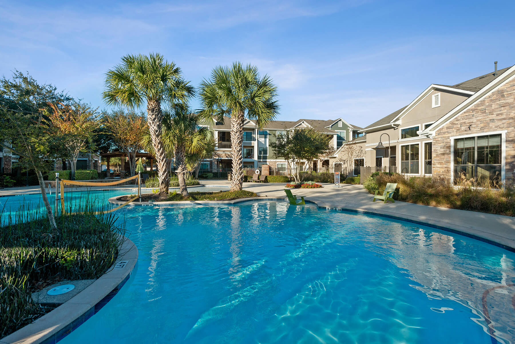 Pool Close Up at Lakeland Estates Apartments in Stafford TX