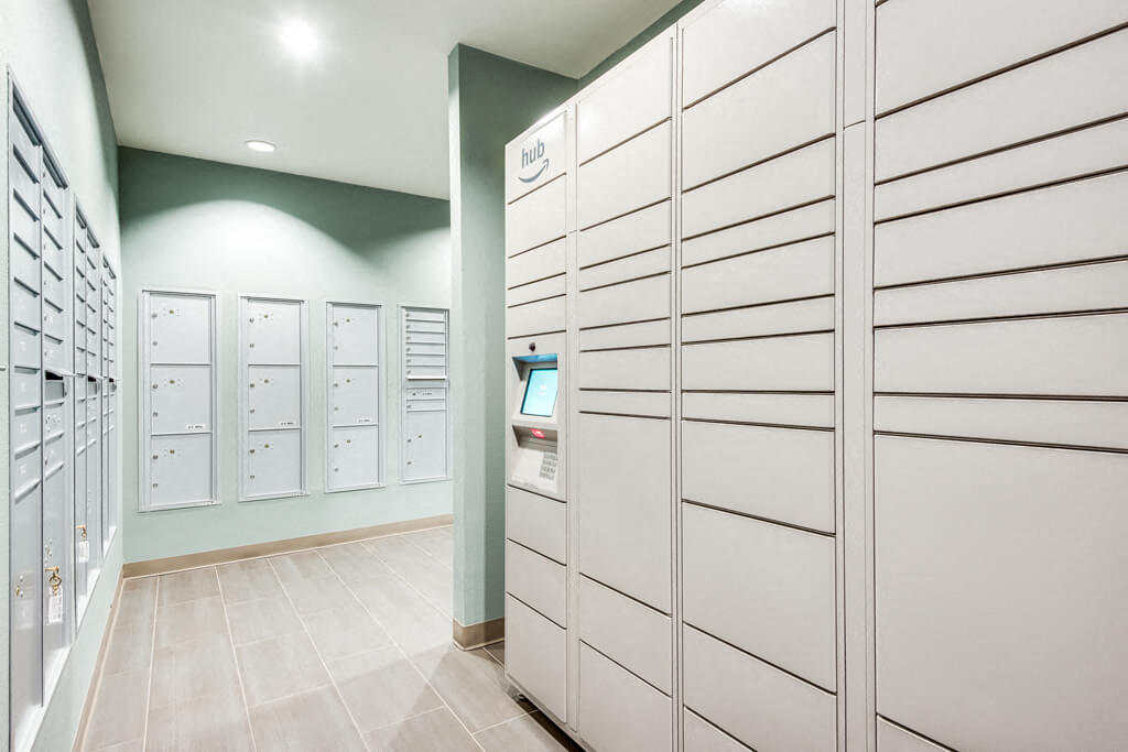 Amazon hub at Inwood Apartments in Dallas, TX