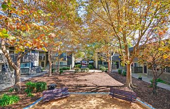 outdoor area at  Wyndover Apartment Homes in Novato, CA