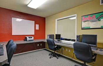 business center at Turnleaf Apartments in San Jose, CA
