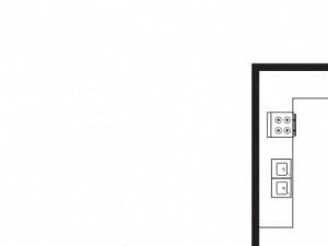 1 bedroom floor plan | District West Gables Apartments in West Miami, Florida
