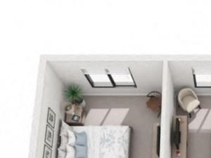 3d 2 bedroom floor plan | District West Gables Apartments in West Miami, Florida