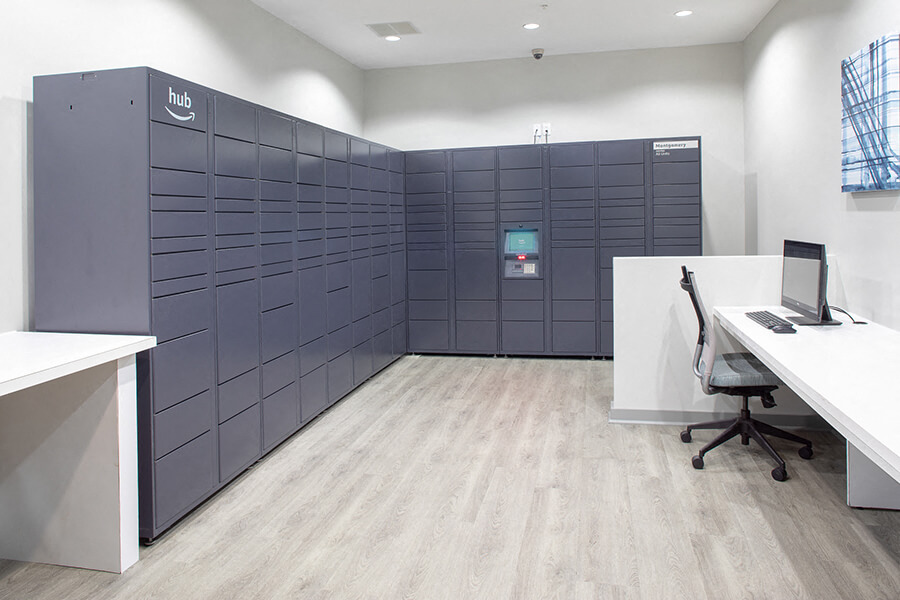 amazon hub at The Montgomery Apartments in Bethesda, MD