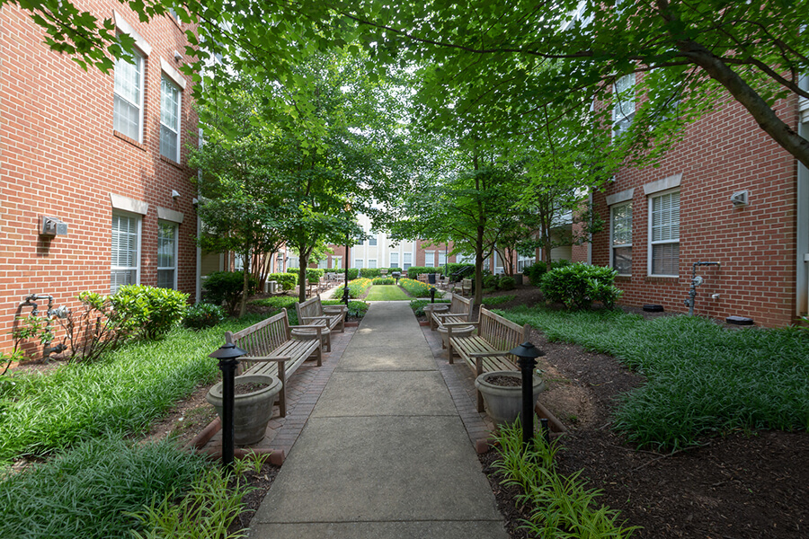 scenic path at The Montgomery Apartments in Bethesda, MD