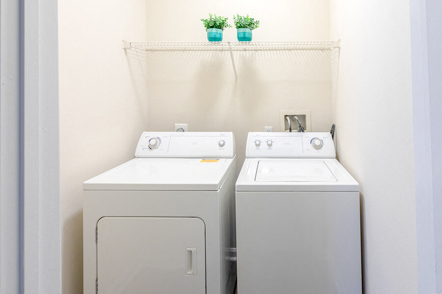 full size washer dryer at The Montgomery Apartments in Bethesda, MD