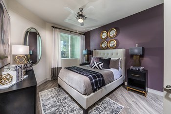 master bedroom at Rize Irvine Apartments in Irvine, CA - Photo Gallery 5