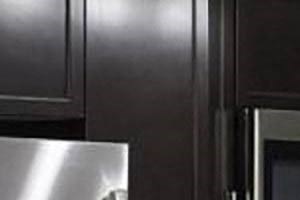 Chef caliber kitchens with stainless steel appliances at Valentia Apartments in La Habra, CA