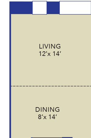 1 bedroom 1 bath