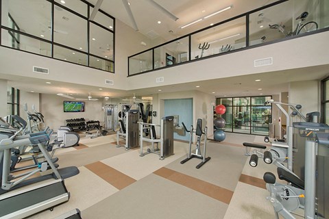 Two-Story Athletic Center w Yoga CenterProfessional Spinning Facility