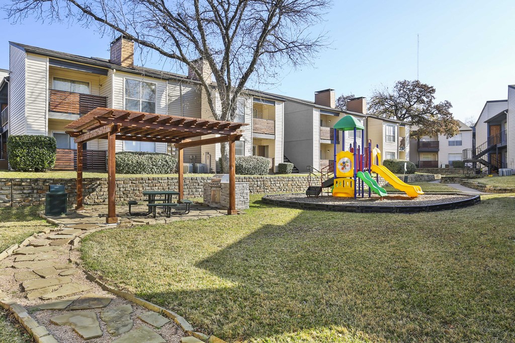 our apartments have a playground for your kids to play