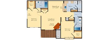 B8 Floor Plan at Springfield Crossing, Virginia