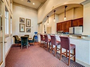 Community Clubhouse Kitchen at Bardin Greene Apartments in Arlington, Texas