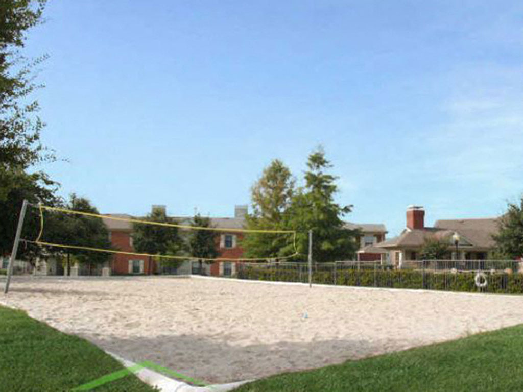 Sand Volleyball Court at Bardin Greene Apartments in Arlington, Texas