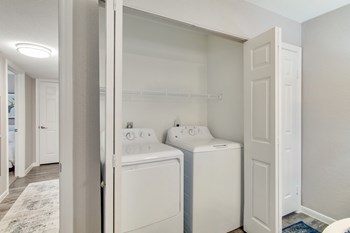 Washer and Dryer in each unit at The Village at Bunker Hill in Houston, Texas - Photo Gallery 12