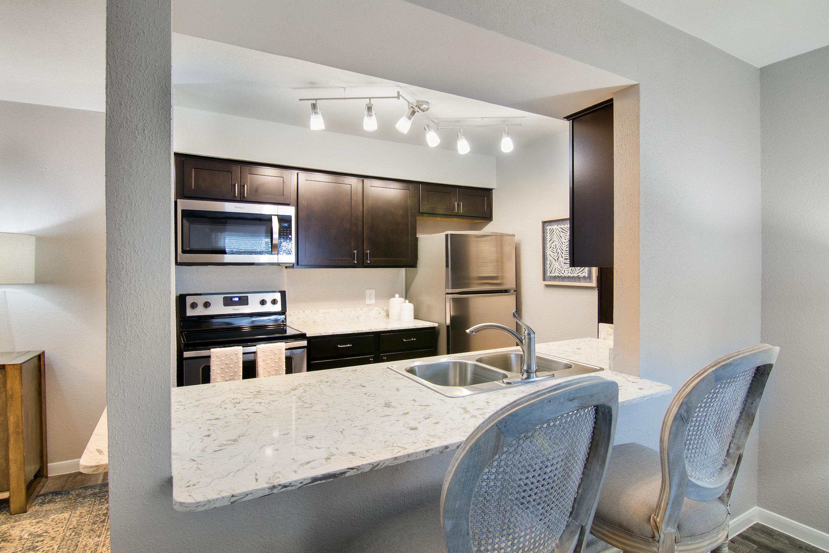 Quartz Countertops at The Village at Bunker Hill in Houston, Texas