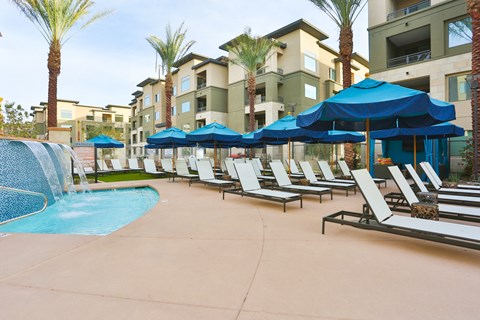 Pool Sundeck at Fashion Center, Chandler, AZ