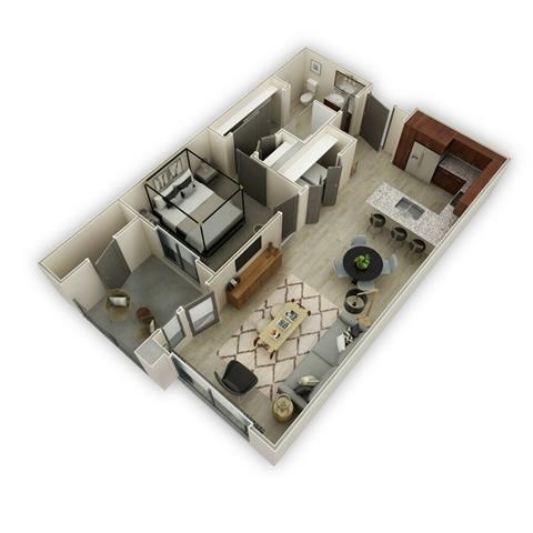 Floor plan at Fashion Center, Chandler