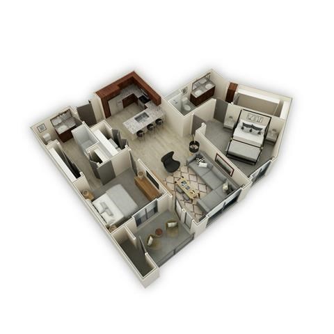 Floor plan at Fashion Center, Arizona