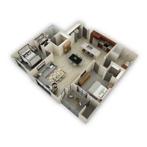 Floor plan at Fashion Center, Arizona, 85226