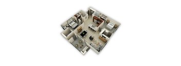 Floor plan at Fashion Center, Chandler, AZ