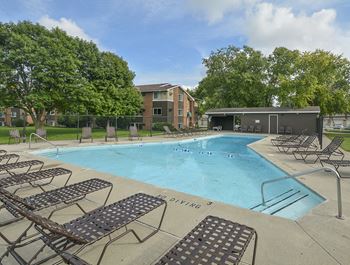 Lounge Chairs at the Pool Sundeck