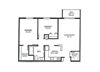 2 Bed 1 Bath ~ 780 Sq.Ft.