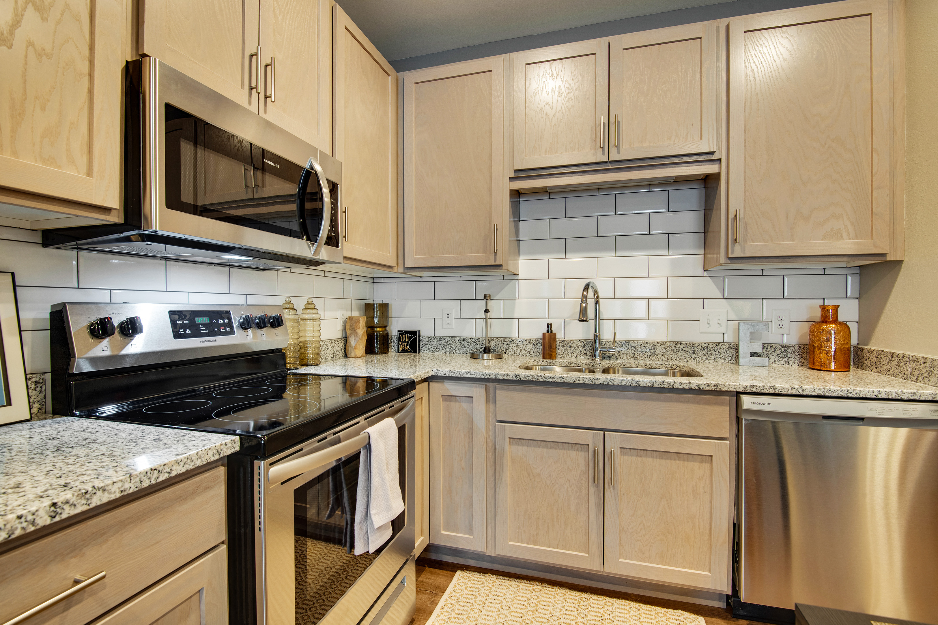 Spacious Kitchen with Pantry Cabinet at TRIO @ southbridge, Minnesota, 55379