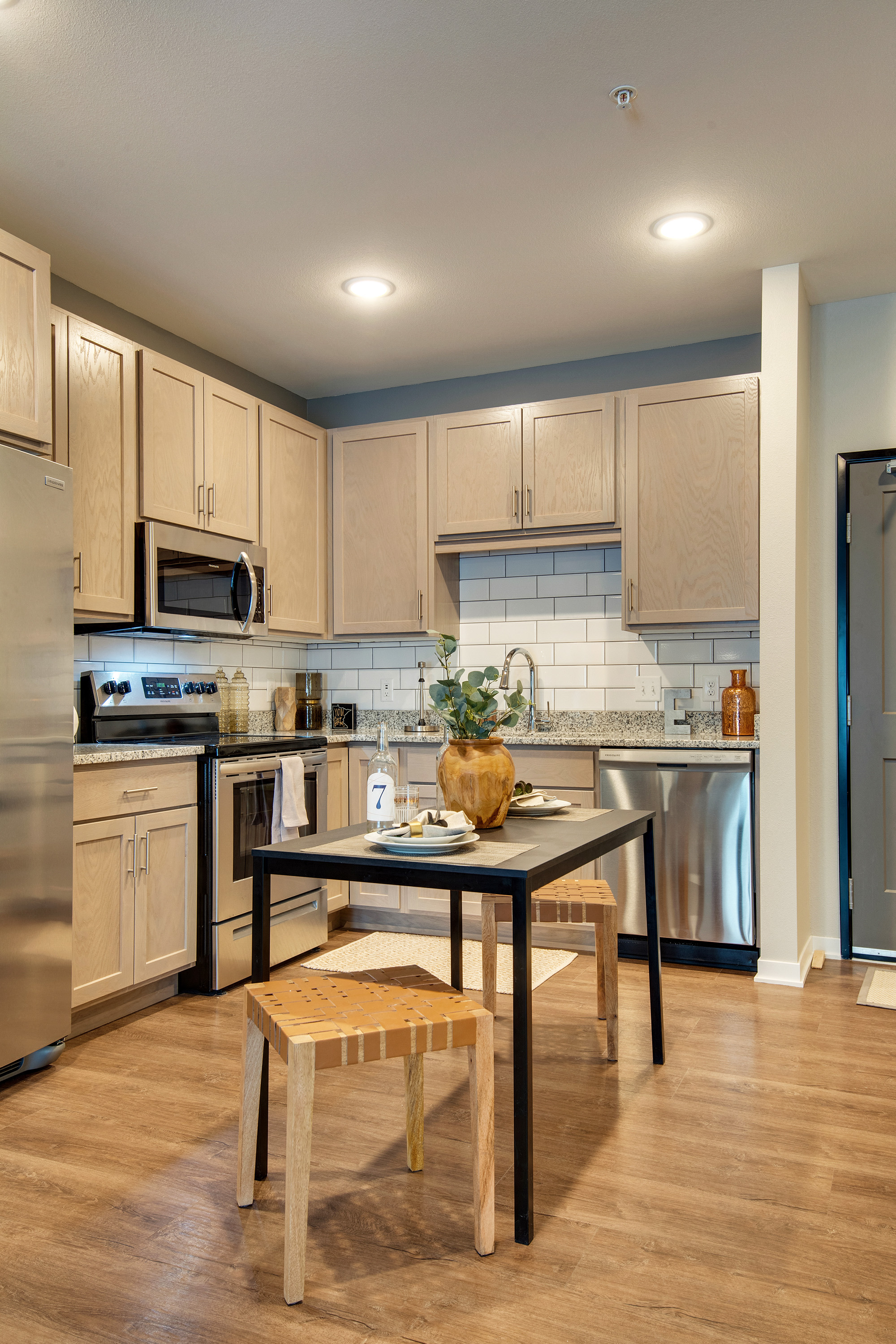 Sleek Interior Finishes at TRIO @ southbridge, Shakopee, Minnesota