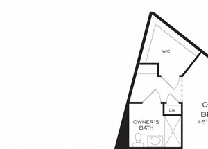 Two bedroom two bathroom B6 Floorplan at Dwell Vienna Metro Apartments in Fairfax, VA