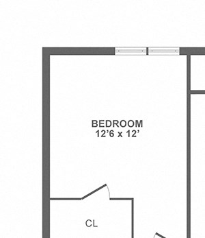 one bedroom balcony