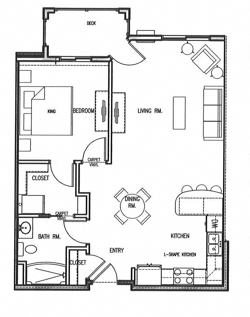 1 Bedroom 1 Bath