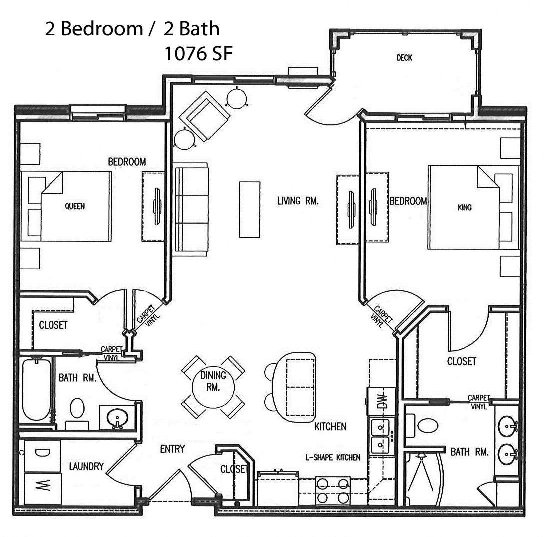 2 Bedroom 2 Bath