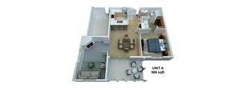 1 Bedroom / 1 Bathroom /w Den