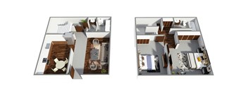 2 Bedrooms / 1 Bathroom