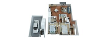 2 Bedrooms / 2 Bathrooms