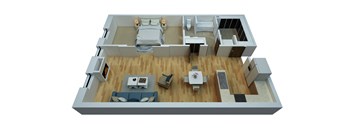 1 Bedroom / 1 Bathroom