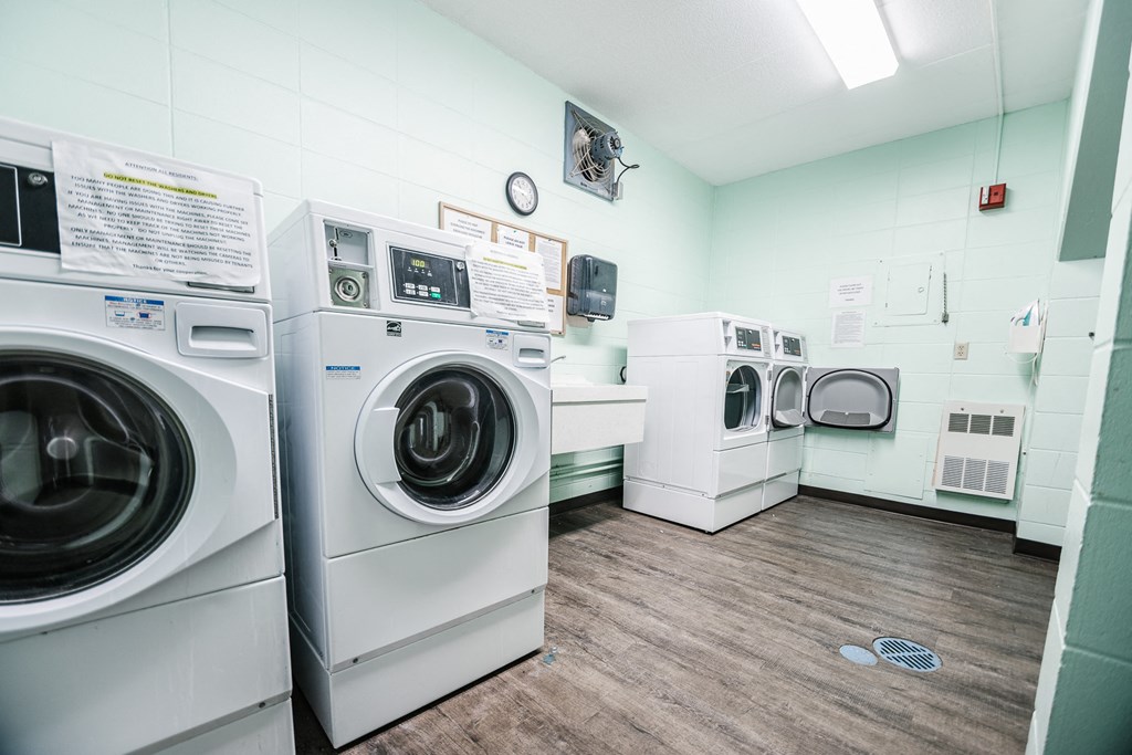 shared laundry room