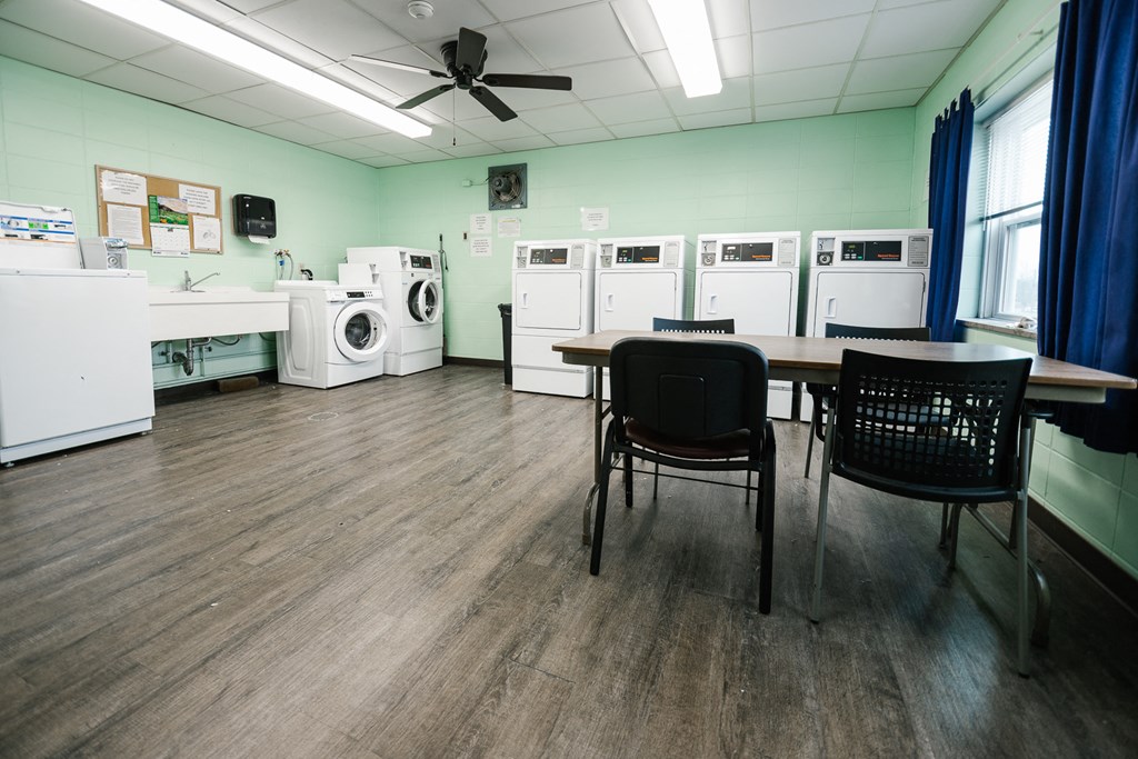 shared laundry room
