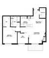 1 Bedroom / 1 Bathroom /w Den