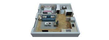 1 Bedroom / 1 Bathroom