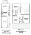 3 Bedrooms / 2 1/2 Bathrooms