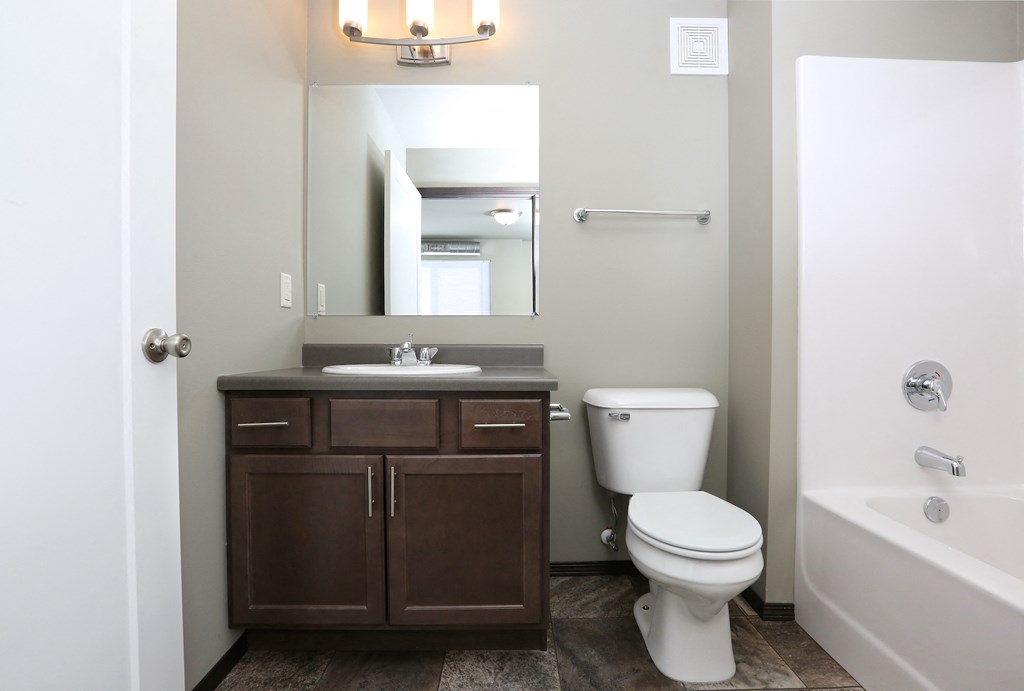 a bathroom with a toilet and a sink and a mirror